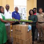 RADA Hands Over Vertical Hydroponic Towers at Manchester High School